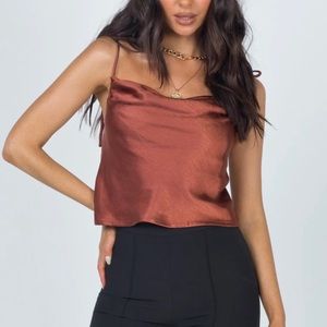 Princess Polly Burnt Orange Tank